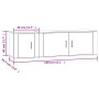 TV-Möbelset 2-teilig aus glänzend weißem Sperrholz von vidaXL, TV-Möbel - Ref: Foro24-3188424, Preis: 103,07 €, Rabatt: %