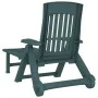 Folding lounger with green PP wheels by vidaXL, Loungers - Ref: Foro24-364697, Price: 141,45 €, Discount: %