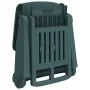 Folding lounger with green PP wheels by vidaXL, Loungers - Ref: Foro24-364697, Price: 141,45 €, Discount: %