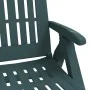 Folding lounger with green PP wheels by vidaXL, Loungers - Ref: Foro24-364697, Price: 141,45 €, Discount: %