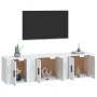 TV-Möbelset 3-teilig aus glänzend weißem Sperrholz von vidaXL, TV-Möbel - Ref: Foro24-3188440, Preis: 105,63 €, Rabatt: %