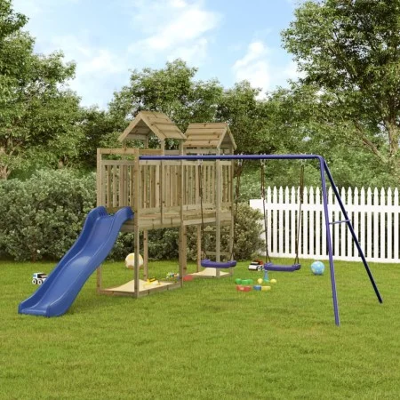 Impregnated pine wood outdoor playground by vidaXL, Swings and play structures - Ref: Foro24-3190437, Price: 528,60 €, Discou...
