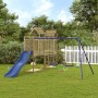 Spielplatz im Freien aus imprägniertem Kiefernholz von vidaXL, Schaukeln und Spielgeräte - Ref: Foro24-3190437, Preis: 543,01...
