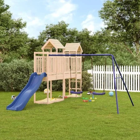 Solid pine wood outdoor playground by vidaXL, Swings and play structures - Ref: Foro24-3190435, Price: 499,90 €, Discount: %