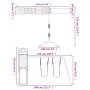 Spielplatz im Freien aus massivem Kiefernholz von vidaXL, Schaukeln und Spielgeräte - Ref: Foro24-3190435, Preis: 506,22 €, R...