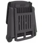 Klappliege mit PP-Rädern anthrazitgrau von vidaXL, Liegen - Ref: Foro24-364698, Preis: 164,52 €, Rabatt: %