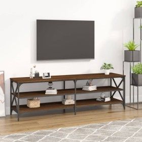 TV-Schrank aus braunem Eichensperrholz, 160 x 40 x 50 cm von vidaXL, TV-Möbel - Ref: Foro24-826733, Preis: 80,53 €, Rabatt: %
