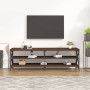 TV-Schrank aus braunem Eichensperrholz, 160 x 40 x 50 cm von vidaXL, TV-Möbel - Ref: Foro24-826733, Preis: 80,53 €, Rabatt: %