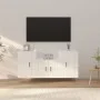TV-Möbelset 3-teilig aus glänzend weißem Sperrholz von vidaXL, TV-Möbel - Ref: Foro24-3188384, Preis: 116,91 €, Rabatt: %