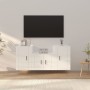 TV-Möbelset 3-teilig aus glänzend weißem Sperrholz von vidaXL, TV-Möbel - Ref: Foro24-3188384, Preis: 118,29 €, Rabatt: %