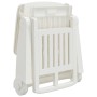 Klappbare Sonnenliege mit Rädern PP weiß von vidaXL, Liegen - Ref: Foro24-364696, Preis: 135,70 €, Rabatt: %