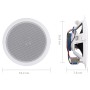 Altavoces empotrables de pared y techo 2 unidades 120 W | Foro24.es | Tu tienda online para hogar, jardín y más Foro24.es
