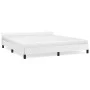 White synthetic leather headboard bed frame 180x200 cm by vidaXL, Beds and slatted bases - Ref: Foro24-347514, Price: 135,74 ...