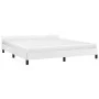 White synthetic leather headboard bed frame 180x200 cm by vidaXL, Beds and slatted bases - Ref: Foro24-347514, Price: 135,74 ...