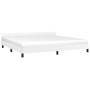 Estructura de cama cabecero cuero sintético blanco 200x200 cm de vidaXL, Camas y somieres - Ref: Foro24-347520, Precio: 137,9...