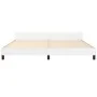 White synthetic leather headboard bed frame 200x200 cm by vidaXL, Beds and slatted bases - Ref: Foro24-347520, Price: 136,28 ...