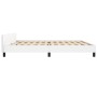 Estructura de cama cabecero cuero sintético blanco 200x200 cm de vidaXL, Camas y somieres - Ref: Foro24-347520, Precio: 137,9...