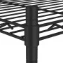 3-stöckiges Regal mit Rollen schwarz 60x35x81 cm 150 kg von vidaXL, Industrieregale - Ref: Foro24-324626, Preis: 56,02 €, Rab...