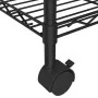 3-tier shelving unit with wheels black 60x35x81 cm 150 kg by vidaXL, Industrial shelving - Ref: Foro24-324626, Price: 56,02 €...