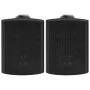 Altavoces estéreo de pared 2 uds negro interior exterior 100 W de vidaXL, Altavoces - Ref: Foro24-70159, Precio: 66,01 €, Des...