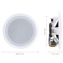 Einbaulautsprecher für Wand und Decke, 2 Einheiten, 80 W von vidaXL, Lautsprecher - Ref: Foro24-70164, Preis: 31,68 €, Rabatt: %