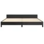 Bed frame with headboard black synthetic leather 200x200cm by vidaXL, Beds and slatted bases - Ref: Foro24-347519, Price: 132...