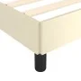 Bed frame with headboard cream synthetic leather 90x200 cm by vidaXL, Beds and slatted bases - Ref: Foro24-347479, Price: 81,...