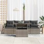 Conjunto de sofá de jardín Manual 5 pcs Gris 100 x 55 x 73 cm