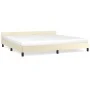 Bed frame with headboard cream synthetic leather 200x200cm by vidaXL, Beds and slatted bases - Ref: Foro24-347521, Price: 99,...