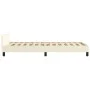 Bed frame with headboard cream synthetic leather 80x200 cm by vidaXL, Beds and slatted bases - Ref: Foro24-347467, Price: 80,...