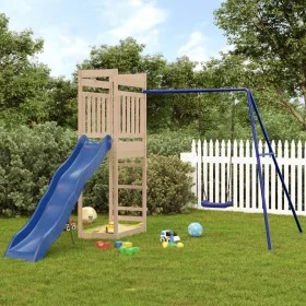 Outdoor playground made of solid pine wood by vidaXL, Swings and play structures - Ref: Foro24-3157033, Price: 265,74 €, Disc...