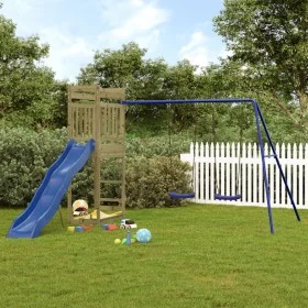 Outdoor playground made of impregnated pine wood by vidaXL, Swings and play structures - Ref: Foro24-3157038, Price: 301,42 €...