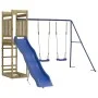 Outdoor playground made of impregnated pine wood by vidaXL, Swings and play structures - Ref: Foro24-3157038, Price: 301,42 €...