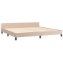 Cappuccino synthetic leather headboard bed frame 200x200cm by vidaXL, Beds and slatted bases - Ref: Foro24-347524, Price: 129...