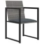 5-piece garden dining set and gray synthetic rattan cushions by vidaXL, Garden sets - Ref: Foro24-317184, Price: 316,80 €, Di...