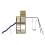 Spielplatz im Freien aus imprägniertem Kiefernholz von vidaXL, Schaukeln und Spielgeräte - Ref: Foro24-3157017, Preis: 503,54...