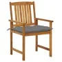 Gartenstühle mit Kissen 8 Stück aus massivem Akazienholz von vidaXL, Gartenstühle - Ref: Foro24-3078194, Preis: 641,58 €, Rab...