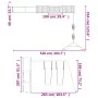 Parque infantil de exterior madera maciza de pino de vidaXL, Columpios y estructuras de juegos - Ref: Foro24-3157039, Precio:...