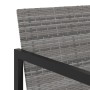Set de comedor de jardín 9 pzas y cojines ratán sintético gris de vidaXL, Conjuntos de jardín - Ref: Foro24-317186, Precio: 6...