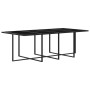 Set de comedor de jardín 9 pzas y cojines ratán sintético gris de vidaXL, Conjuntos de jardín - Ref: Foro24-317186, Precio: 6...