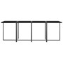 Set de comedor de jardín 9 pzas y cojines ratán sintético gris de vidaXL, Conjuntos de jardín - Ref: Foro24-317186, Precio: 6...