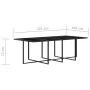 Garden dining set 9 pieces and gray synthetic rattan cushions by vidaXL, Garden sets - Ref: Foro24-317186, Price: 660,37 €, D...