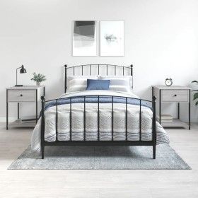 Nachttisch 2 Stück aus grauem Sonoma-Ingenieurholz 44x45x58 cm von vidaXL, Nachttische - Ref: Foro24-825850, Preis: 75,44 €, ...