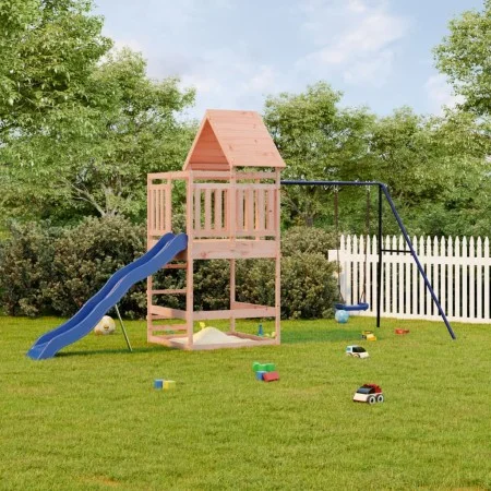 Parque infantil de exterior madera maciza Douglas by vidaXL, Swings and play structures - Ref: Foro24-3157016, Price: 337,72 ...