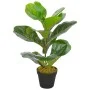 Artificial ficus plant with pot 45 cm green by vidaXL, artificial flora - Ref: Foro24-280171, Price: 22,17 €, Discount: %