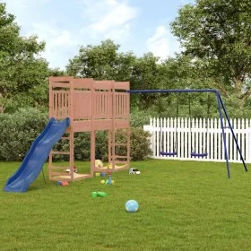 Douglas-Massivholz-Außenspielplatz von vidaXL, Schaukeln und Spielgeräte - Ref: Foro24-3157040, Preis: 528,39 €, Rabatt: %