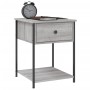 Nachttisch 2 Stück aus grauem Sonoma-Ingenieurholz 44x45x58 cm von vidaXL, Nachttische - Ref: Foro24-825850, Preis: 75,44 €, ...