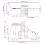Parque infantil de exterior madera maciza Douglas by vidaXL, Swings and play structures - Ref: Foro24-3157016, Price: 337,72 ...
