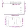 Douglas-Massivholz-Außenspielplatz von vidaXL, Schaukeln und Spielgeräte - Ref: Foro24-3157040, Preis: 391,18 €, Rabatt: %