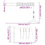 Douglas-Massivholz-Außenspielplatz von vidaXL, Schaukeln und Spielgeräte - Ref: Foro24-3157040, Preis: 395,57 €, Rabatt: %